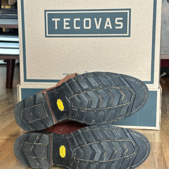 Mens Tecovas Bison Cognac Boots - Picture 5 of 8